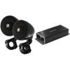 KICKER Marine KPX300.4 Powersports & Motorcycle Amp & 3" Black Enclosed Speakers (4 Ohm) view 1