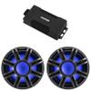 Kicker 48PXA6001 Weatherproof Powersport Mono Amp & (2) 12" 4 Ohm Premium Marine Free-Air Subwoofer (Charcoal Grill) view 1
