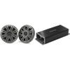 Kicker Marine KPX300.4 Powersports Amp & 4" Marine Speakers (2 Ohm) view 1