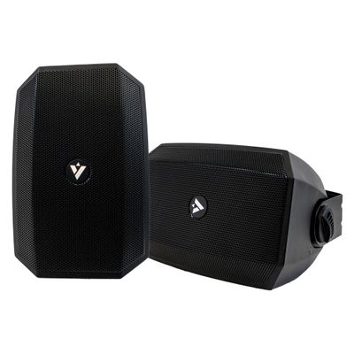 VOYZ 4" 2-Way Wall Mounted Speakers High-Performance 100W 70V 8ohm Indoor & Outdoor Loudspeakers with Polypropylene Cone Woofer -Sound System for Home, Patio, and Commercial Use