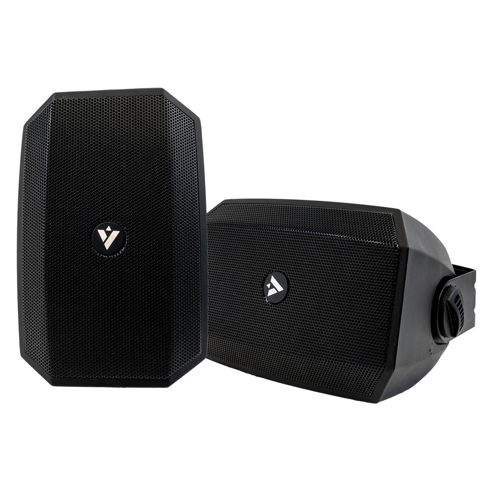 VOYZ 4" 2-Way Wall Mounted Speakers High-Performance 100W 70V 8ohm Indoor & Outdoor Loudspeakers with Polypropylene Cone Woofer -Sound System for Home, Patio, and Commercial Use