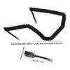 KICHOUSE 1set Pc Telephone Cord Detangler Set Rotatable Connector and Expandable Coil Design for Landline Phones view 2