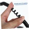 KICHOUSE 1set Pc Telephone Cord Detangler Set Rotatable Connector and Expandable Coil Design for Landline Phones view 3