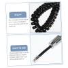 KICHOUSE 1set Pc Telephone Cord Detangler Set Rotatable Connector and Expandable Coil Design for Landline Phones view 4