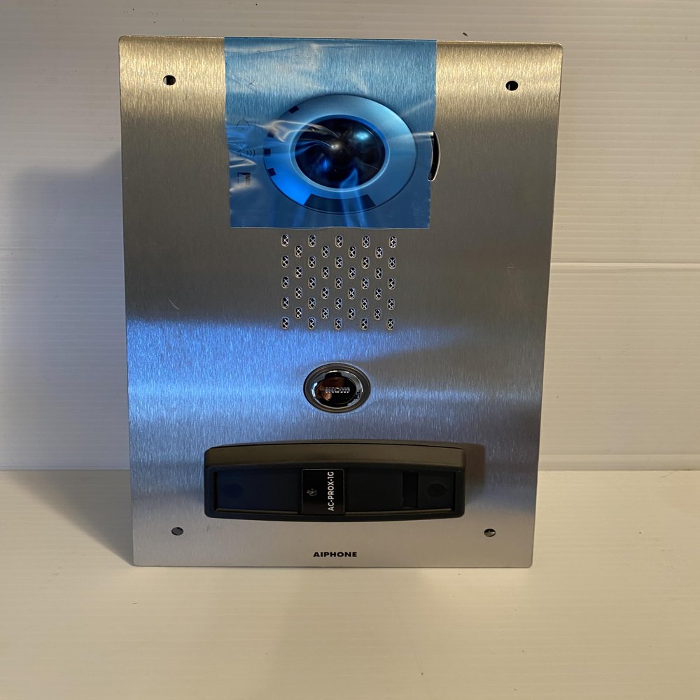 Aiphone IX-DVF-PR IP Video Door Station, Flush Mount, Proximity Reader, Stainless Steel