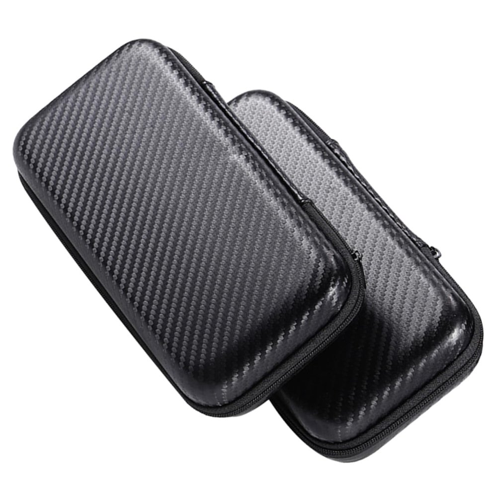OSALADI 2pcs Eva Electronics Storage Bag Durable Multi-function Organizer Pouch for Data Cables Chargers and Accessories Portable Protective Case for Travel and Daily Use