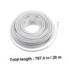 ARTIBETTER RJ11 6P4C Phone Extension Cord 20m Sturdy Telephone Cable Easy Plug Connection Compatible Standard Phone Systems view 2