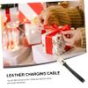 Hemobllo Leather Mobile Phone Charging Cable Multifunction USB Type-c Keychain (Charging Data Transfer) view 4