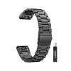 20mm 22mm 26mm Stainless Steel Strap for Garmin Fenix 8 7 Pro 7X 6 6X 5X 8X Plus Quick Fit Metal Watchband Accessories(Black,20mm) view 1