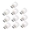 ARTIBETTER 10pcs USB Night Light Mini Portable LED Desk Lamp Eye-Caring USB Light for Dormitory and Travel Adjustable Brightness for Bedrooms and Vehicles view 1