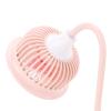 BTSEURY Desk Fan, Pink Small Clip On Fan, Stylish and Simple USB Rechargeable Miniature Desk Fan for Home view 3