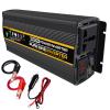 2000W Pure Sine Wave Inverter for Truck/Rv - DC 12/24V to 110/220V AC Car Converter with LCD Display - 2600W Power Inverter view 1