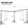 10x20FT Backdrop Support Stand for PhotographyAdjustable Width & Length Backdrop Stand Background Support System Kit for Photo Video Studio Shooting, Party, Outdoor, Wedding view 2
