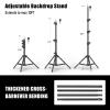 10x20FT Backdrop Support Stand for PhotographyAdjustable Width & Length Backdrop Stand Background Support System Kit for Photo Video Studio Shooting, Party, Outdoor, Wedding view 4