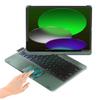 BABG for iPad 10th 11th (A16) Case with Keyboard&iPad Air 11(M4,M3,M2),360Swivel,7 Use Modes,Rainbow Backlight Keyboard for iPad Pro 11(1st/2nd/3rd/4th Gen)&iPad Air 5th/Air 4th- Green view 1