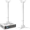 2-Be-Best Upgraded Projector Ceiling Mount 31-59 / 78-150CM Strong Extending Drop Ceiling Projector Mount Adjustable Long Projectors Mounts for Home Office Factory White view 1