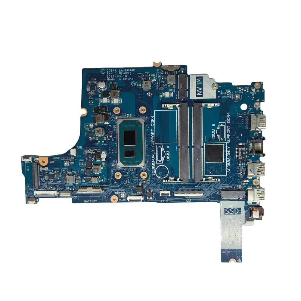 0YR7KH YR7KH Replacement for Dell Inspiron 3501 Laptop Motherboard System Board CPU Mainboard i3-1125G4 Processor GDI4A LA-K034P