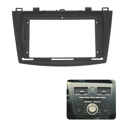 Car Interior Accessories Audio Frame 2 Din Car Radio Fascia/Fit For MAZDA 3 2004-2012 Auto Stereo Audio Player Dash Panel Frame Kit Bezel Faceplate(For 2009-2012)