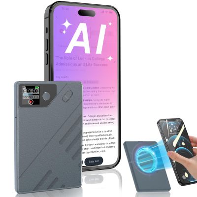Ai Voice Recorder, Note Voice to Text Recorder W/Magnetic Case, App Control, Transcribe & Summarize with by Chatgpt, Support 112 Languages, 64GB Memory, Audio Recorder for Lectures, Meetings, Calls