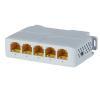 1000mbps POE Extender, 5 Port Gigabit POE Extender 1in 4 Out POE Repeater Network VLAN view 1
