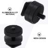 3pcs Tripod Accessories Hot Shoe Mount Adapter for DSLR Camera Screw Adapter for Strobe Cold Shoe Flash Mount view 3