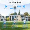 Wireless Security Camera System, CAMCAMP 24/7 Recording Security Cameras Wireless Outdoor 16CH NVR PTZ 2.4G& 5G WiFi 4K Smarting Night Vision Auto Human Tracking CCTV Surveillance Kit(8) view 3