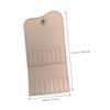 Nail Drill Bits Holder Bag PVC Travel Organizer 16 Hole view 3