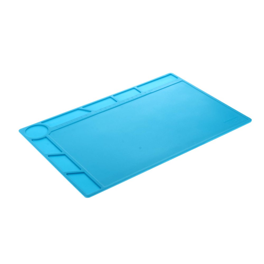 Housoutil Heat-Resistant Soldering Mats Insulation Work Pads for Electronics Repair Silicone Mat Heat Insulation for Workshop