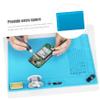 Housoutil Heat-Resistant Soldering Mats Insulation Work Pads for Electronics Repair Silicone Mat Heat Insulation for Workshop view 3
