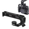 Camera Top Handle with Locating Mount Cold Shoe, Video Stabilizing Rig Handle Grip with 1/4 3/8in Thread Hole, Camera Cage Top Handle for Mirrorless Camera view 1