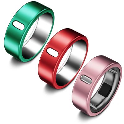 3 Pack Cover Compatible with Oura Ring Gen 4/Oura Ring Gen 3 Horizon/Heritage, Surport Charging with Cover on, Anti-Scratch TPU Protector for Men Women (Size 10, Pink+Red+Green)