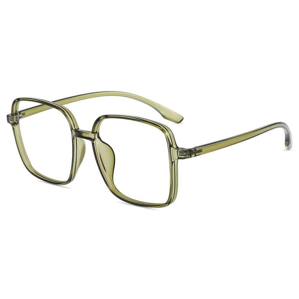 Firmoo Blue Light Blocking Glasses for Women Men, Green Oversized Square Frame Computer Screen Gaming Anti-Eyestrain & UV Glare Glasses
