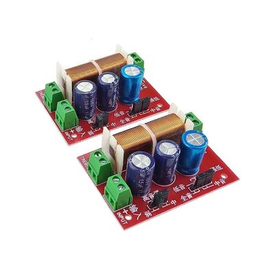 Element Tweeter 400W Debugged Speaker 2 Way Crossover Audio Adjustment Tweeter Bass LoudSpeakers Filter Frequency Divider 2PCS(Crossover Board)