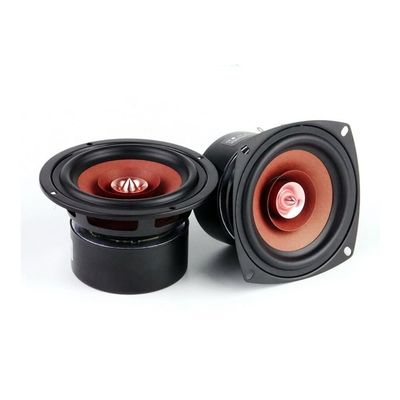 Element Tweeter 2 Pcs/Lot 4 Inch Full Range Monitor Bullet Speaker Hi-Fi Woofer Tweeter W/Aluminum 2 Layer 0 Cone(Square-8Ohm)