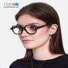 Firmoo Blue Light Blocking Glasses Flower Decor Square Frames Computure Gaming/TV/Phones Glasses for Women view 3