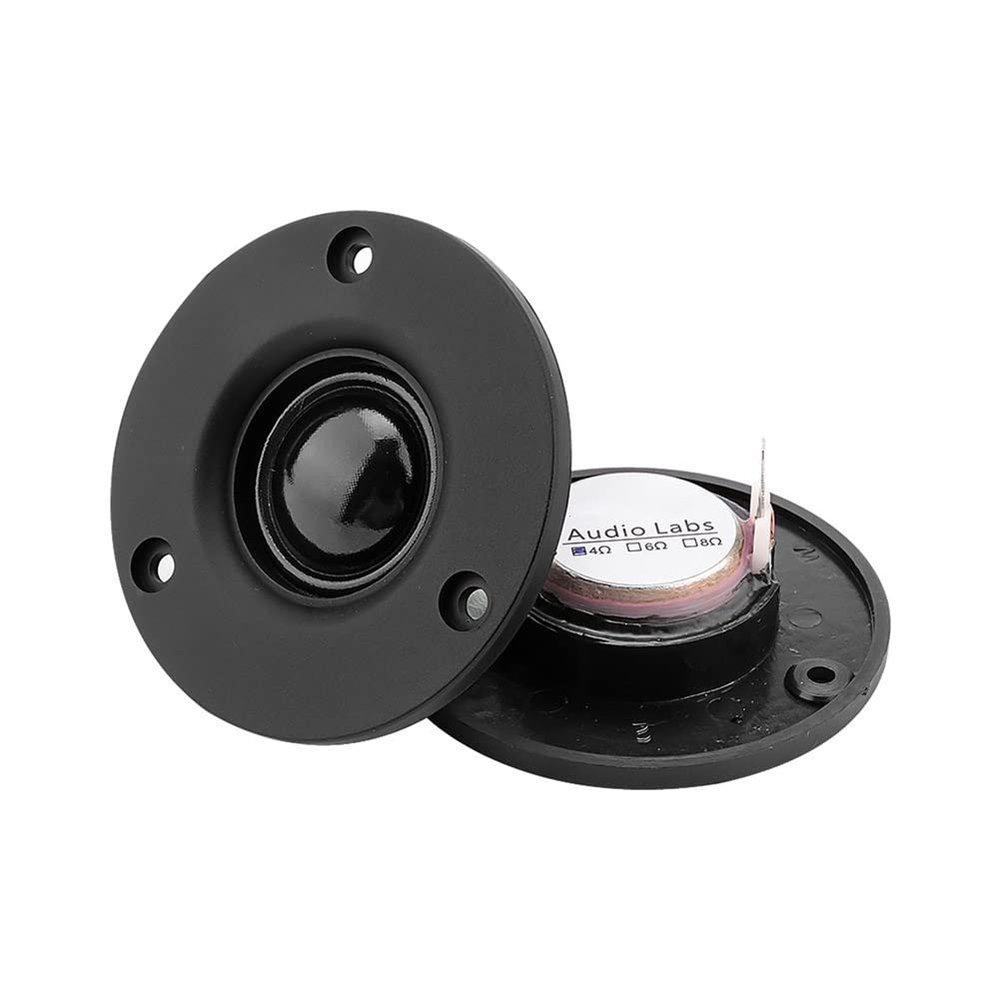 Element Tweeter 2Pcs 3 Inch Tweeter Sound Music Speaker 25 Core Silk Membrane 4 6 Ohm 20W Treble HiFi Speaker Home Theater Loudspeaker(6 Ohm Speaker)