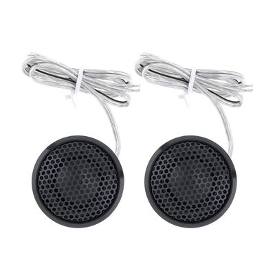Element Tweeter 2Pcs/Lot 120W HiFi Speakers Auto Radio Stereo Tweeters Speaker Loundspeaker Black Transparent Silk Stretch Film for Cars Vehicle