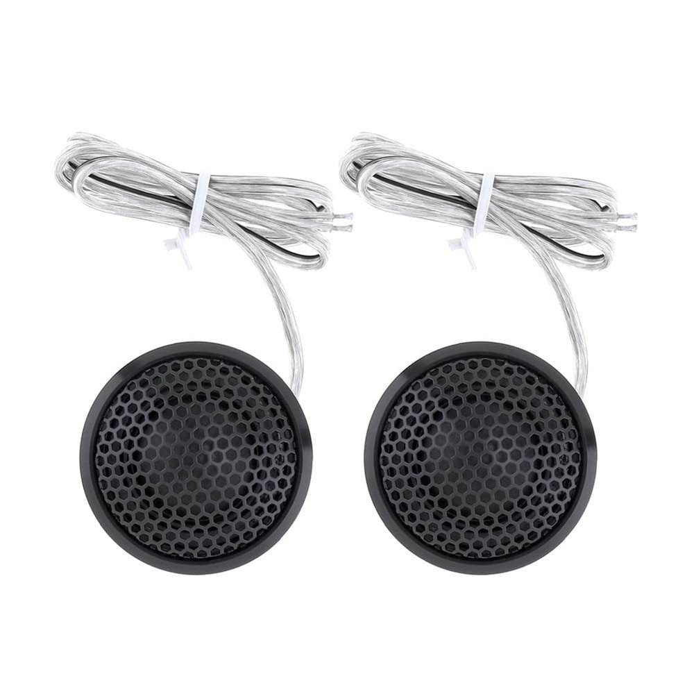 Element Tweeter 2Pcs/Lot 120W HiFi Speakers Auto Radio Stereo Tweeters Speaker Loundspeaker Black Transparent Silk Stretch Film for Cars Vehicle
