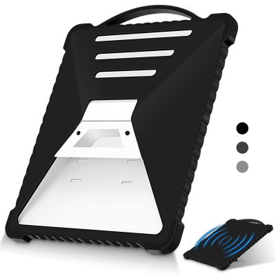 Mydrissu for Starlink Mini Case Cover, Liquid Silicone Protective Sleeve for Starlink Mini Satellite Dish Antenna Portable Full Protector Shell Accessories, Shock Resistant,Lightning-Proof (Black)