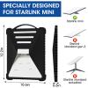 Mydrissu for Starlink Mini Case Cover, Liquid Silicone Protective Sleeve for Starlink Mini Satellite Dish Antenna Portable Full Protector Shell Accessories, Shock Resistant,Lightning-Proof (Black) view 2