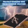 Mydrissu for Starlink Mini Case Cover, Liquid Silicone Protective Sleeve for Starlink Mini Satellite Dish Antenna Portable Full Protector Shell Accessories, Shock Resistant,Lightning-Proof (Black) view 4