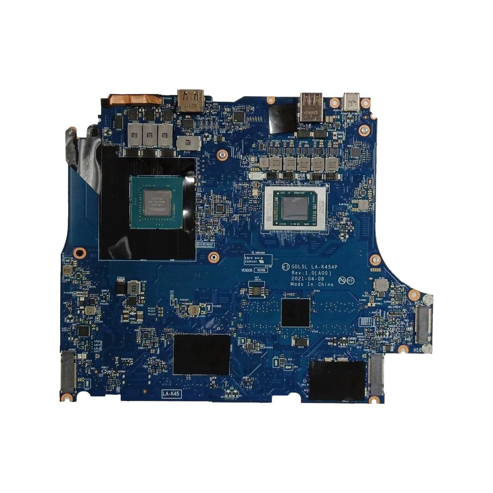 05M7R3 5M7R3 Replacement for De ll Alienware M15 R5 Laptop Motherboard GDL5L LA-K454P System Board CPU Mainboard R7-5800H Processor RTX 3050 Ti 4GB Without Keyboard Connection Interface