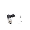 ZBLZGP M8 3 Pin Waterproof Male Connector Quick Installation Cable Gland Screw Lock IP67 Protection Male Elbow Screw Crimp M8 Connector 1Pack view 2