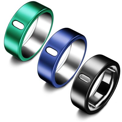 3 Pack Cover Compatible with Oura Ring Gen 4/Oura Ring Gen 3 Horizon/Heritage, Surport Charging with Cover on, Anti-Scratch TPU Protector for Men Women (Size 6, Black+Blue+Green)