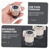 Cabilock USB Panel Mount Coupler Flush Mount USB for Desktop and Laptop D-Type Adapter and Material view 4