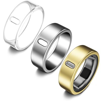 3 Pack Cover Compatible with Oura Ring Gen 4/Oura Ring Gen 3 Horizon/Heritage, Surport Charging with Cover on, Anti-Scratch TPU Protector for Men Women (Size 13, Clear+Silver+Gold)