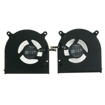 06P46H 0JTNN3 Replacement CPU+GPU Cooling Fan for Dell XPS 16 9640 F966V NS75C41-23D01 023.100VQ.0001 8GVMH NS75C42-23D02 023.100VR.0001