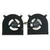 06P46H 0JTNN3 Replacement CPU+GPU Cooling Fan for Dell XPS 16 9640 F966V NS75C41-23D01 023.100VQ.0001 8GVMH NS75C42-23D02 023.100VR.0001 view 1