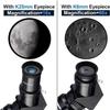 Lsrwhnyy Telescope Astronomy 70/400 Telescope Telescope for Kids Beginner Amateur Astronomers with Smartphone Adapter Tripod Bag Barlow and Moon Filter Telescopes,Birtay Gift view 4