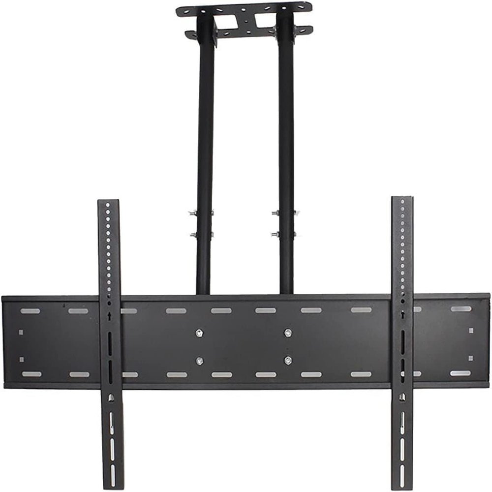 Ceiling TV Mount, Height Adjustable Tilt Double TV Pole Bracket, Fits Most 60-100inch LCD LED Plasma Flat Panel Screen Display TV Mount (3m)